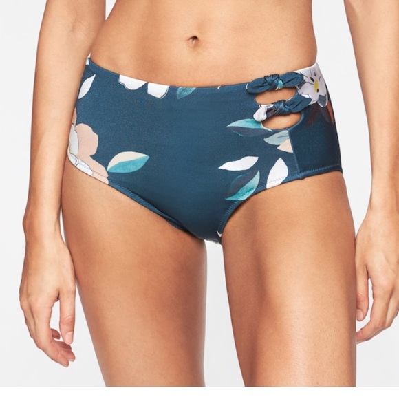Athleta Other - Athleta Knot High Waist Bikini Bottom ‘Floradora’